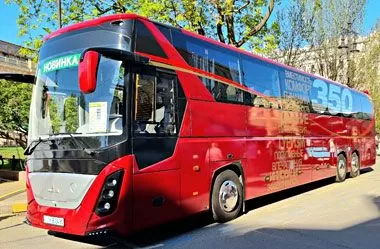 МАЗ отмечает рост спроса на новый туристический автобус МАЗ 350
