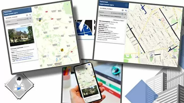 Публичная кадастровая карта дополнена новым слоем «Беларусь литературная»