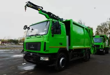 МАЗ выпустил первый супермусоровоз