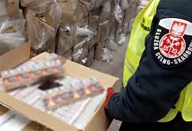 Польские таможенники выявили очередную крупную партию контрабандных белорусских сигарет