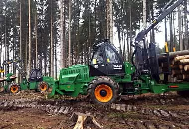 Амкодор представил лесозаготовительную технику в Чехии