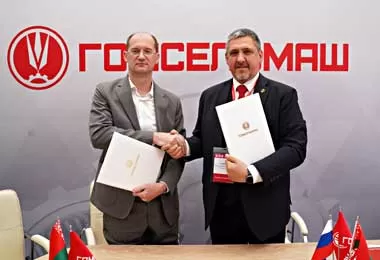Гомсельмаш намерен поставить новые партии машинокомплектов техники в Казахстан
