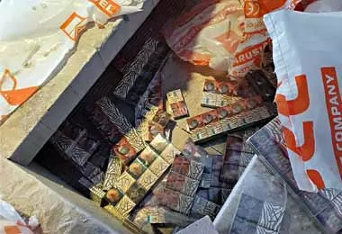Очередная контрабанда белорусских сигарет задержана в Литве