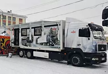 МАЗ представил свою технику на выставке «Российский лес-2021» в Вологде