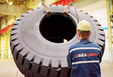 Белшина наращивает поставки крупногабаритных шин