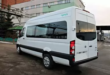 МАЗ представил новые микроавтобусы