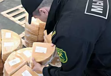 Незаконное перемещение элитного сыра пресекли белорусские таможенники