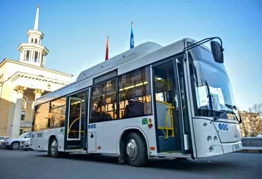 МАЗ предоставил новый автобус для тест-драйва в Бишкеке