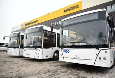 МАЗ поставил три новых автобуса в Набережные Челны