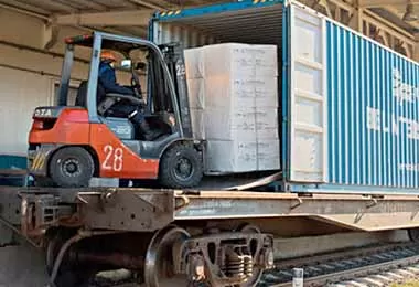 Светлогорский ЦКК готовит к отправке девятый поезд с целлюлозой в Китай