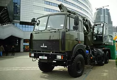 МАЗ представил новую автотехнику на выставке MILEX-2019