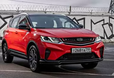 Geely в 2021 году нарастила продажи в России на 59%