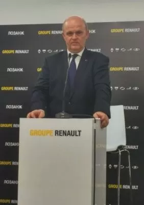 Николя Мор на открытии автосалона в Минске.jpg