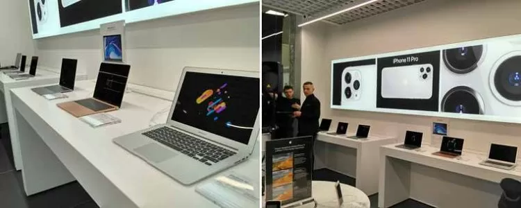 Четвертый магазин i-Store класса premium Reseller открылся 1 ноября 2019 г в ТРЦ «Дана Молл». Фото А. Хмельницкого