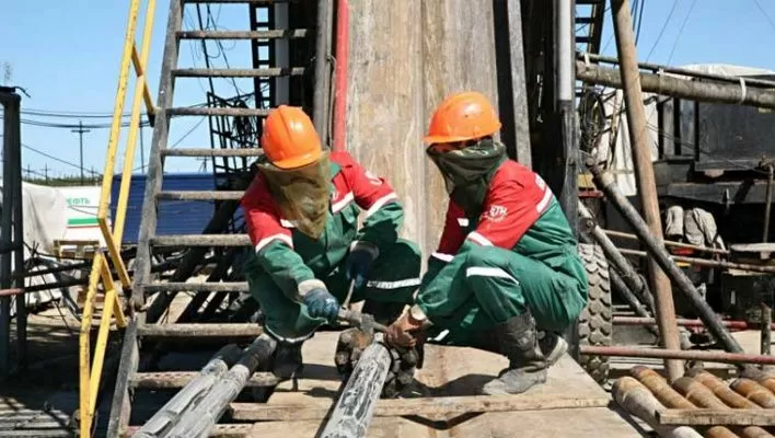 Белоруснефть приступила к цементированию скважин в Украине