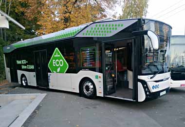 МАЗ представил электробус на выставке City Trans 2021 в Украине