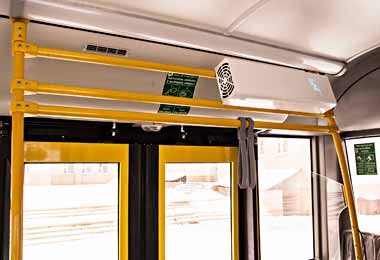 МАЗ укомплектовал автобус салонным ультрафиолетовым очистителем воздуха