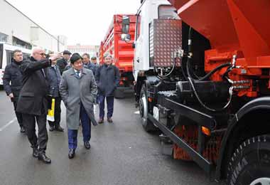 МАЗ планирует поставит в Монголию более 40 единиц дорожно-ремонтной и уборочной автотехники