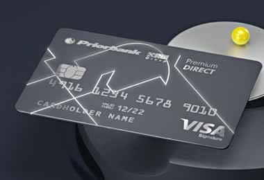 Приорбанк начал выпуск новых премиальных карточек Visa Signature