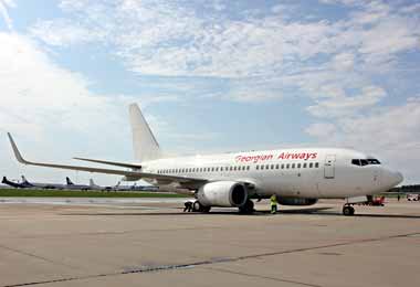 Авиакомпании Georgian Airways возобновила полеты в Беларусь