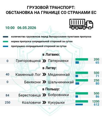 Более 370 фур ожидают въезда в Польшу и Литву — Госпогранкомитет
