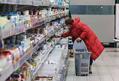 Рост розничных продаж в Беларуси в январе-феврале 2022 г ускорился до 4%