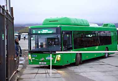 МАЗ поставил очередную партию новых автобусов в Южно-Сахалинск 