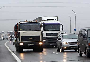 В Минске могут запретить проезд фур по МКАД