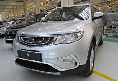 Geely Atlas стал самым продаваемым китайским автомобилем в России