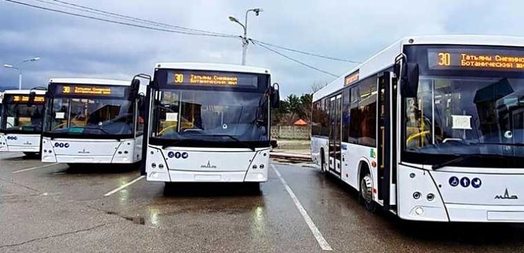 МАЗ поставил четыре автобуса в Геленджик