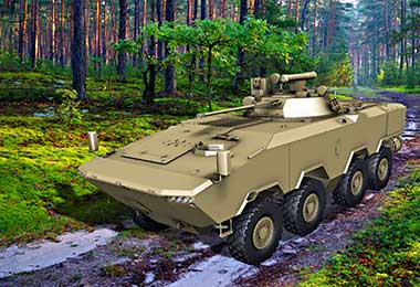 МЗКТ выпустил новый БТР для белорусской армии