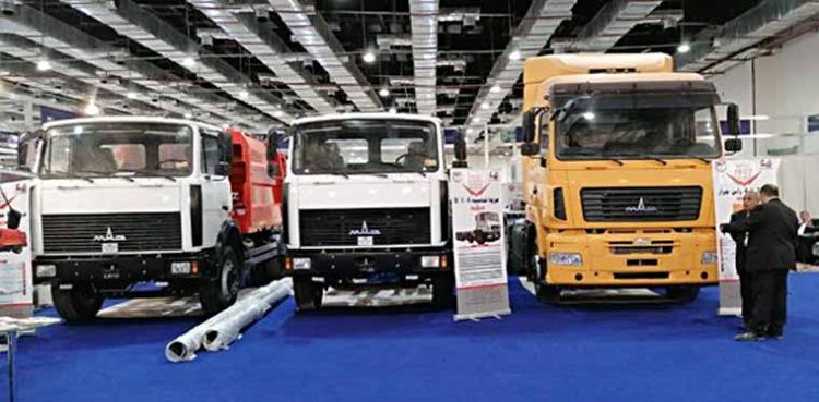 МАЗ представил свою технику на международной выставке в Египте
