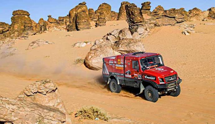 Дакар-2020: белорусский экипаж Сергея Вязовича сохранил 3-е место в общем зачете после шестого этапа