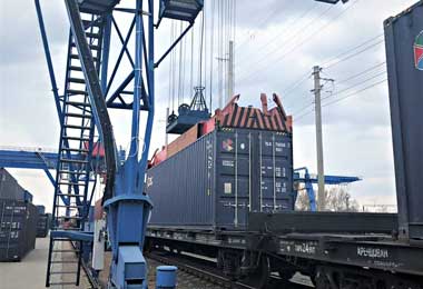 Очередной контейнерный поезд с молочной продукцией отправлен из Беларуси в Китай