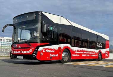 МАЗ отправил для тестирования в Сочи новую модель автобуса