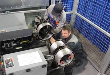 БелАЗ запустил в эксплуатацию роботизированный комплекс электродуговой металлизации
