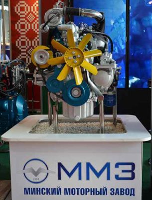 Минский моторный завод представил два образца газодизельных двигателей на выставке «ТехИнноПром»