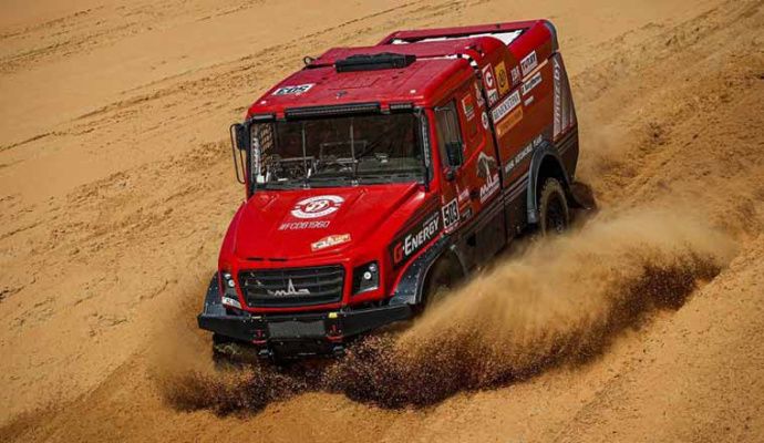 Дакар-2020: перед заключительным этапом ралли белорусский экипаж Сергея Вязовича по-прежнему удерживает 3-е место в общем зачете