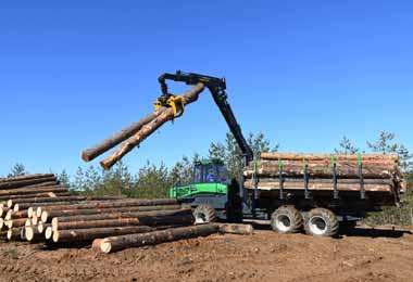 Амкодор проводит испытания нового форвардера