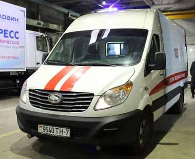 «МАЗ-Купава» планирует поставить белорусскому Минздраву первую партию машин скорой помощи до конца 2022 г
