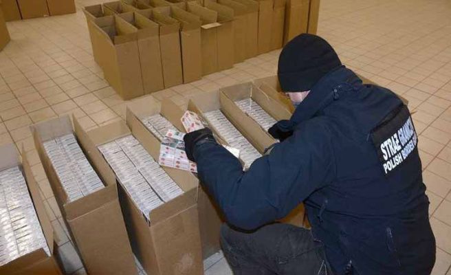 Партию контрабандных белорусских сигарет на 2,5 млн евро задержали в Польше