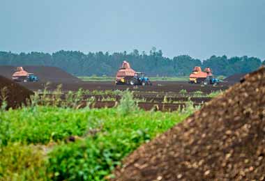 Беларусь планирует существенно нарастить добычу торфа в 2022 г