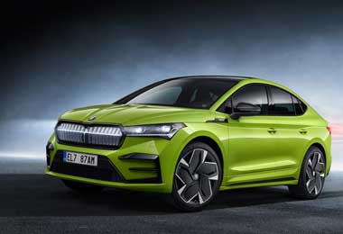 Компания Škoda представила новый электрические купе-кроссовер Enyaq Coupé iV 