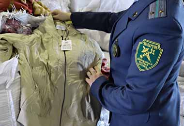Незаконный ввоз партии одежды из Литвы пресекла белорусская таможня