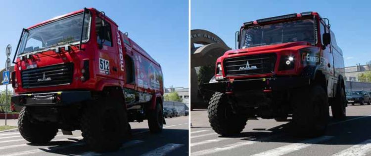 МАЗ представил свою лучшую технику на выставке в Минске