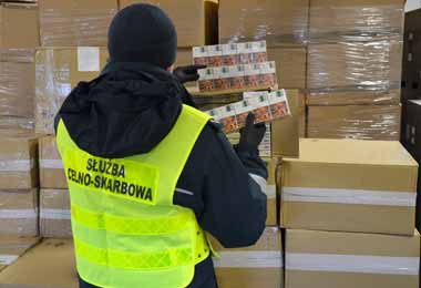 Контрабандные белорусские сигареты на 77 тыс долл задержаны в Польше