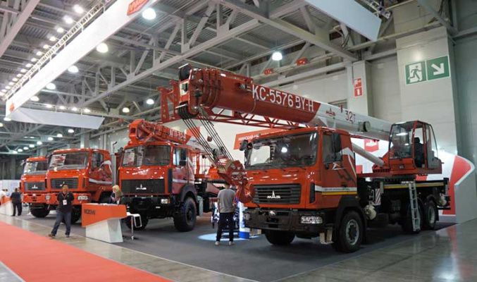 МАЗ представил свои новые разработки на строительной выставке СТТ-2019 в Москве
