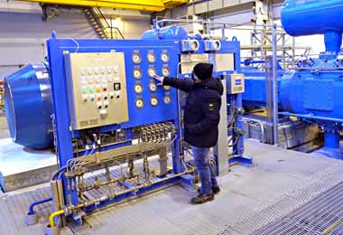 Мозырский НПЗ проводит обкатку компрессоров природного газа на установке производства водорода комплекса H-Oil