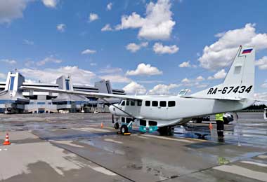Российская авиакомпания «СКОЛ» начала летать в Минск