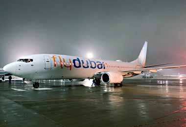 Авиакомпания flydubai впервые запустила прямые рейсы из Дубая в Минск